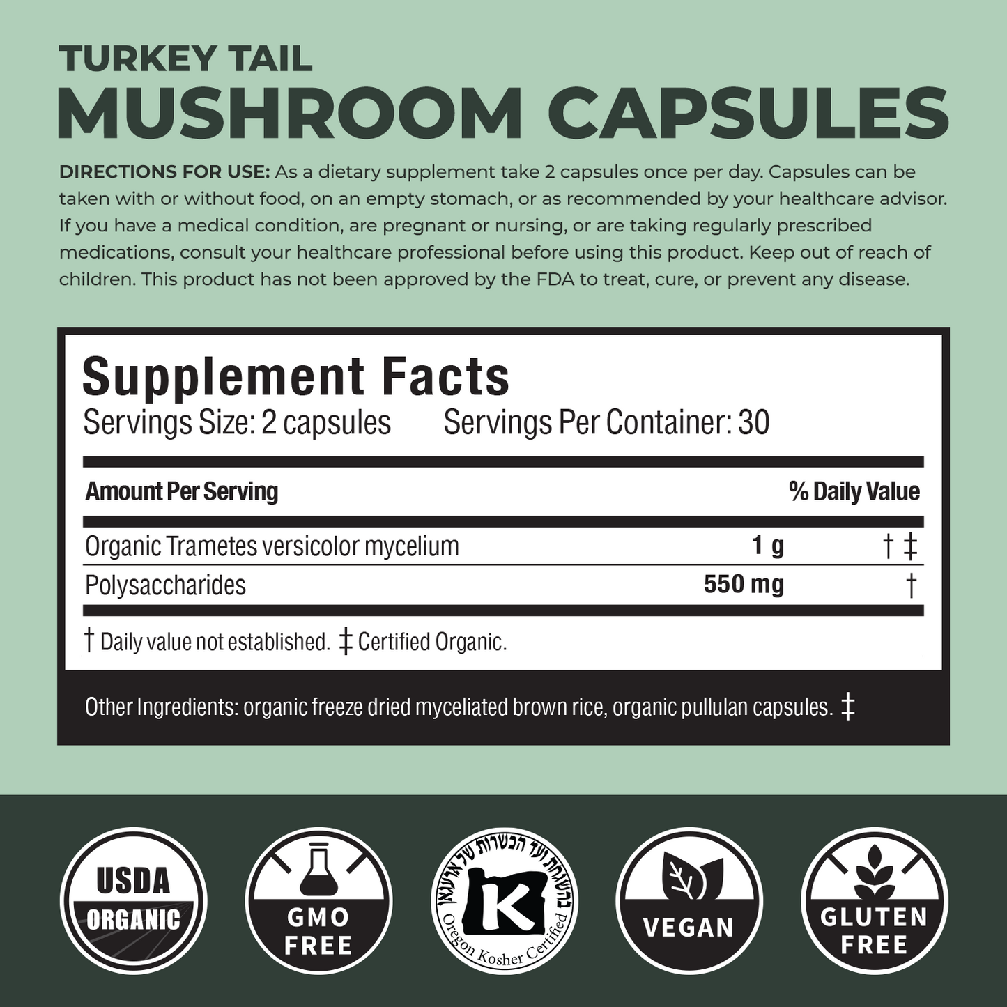 Turkey Tail Capsules