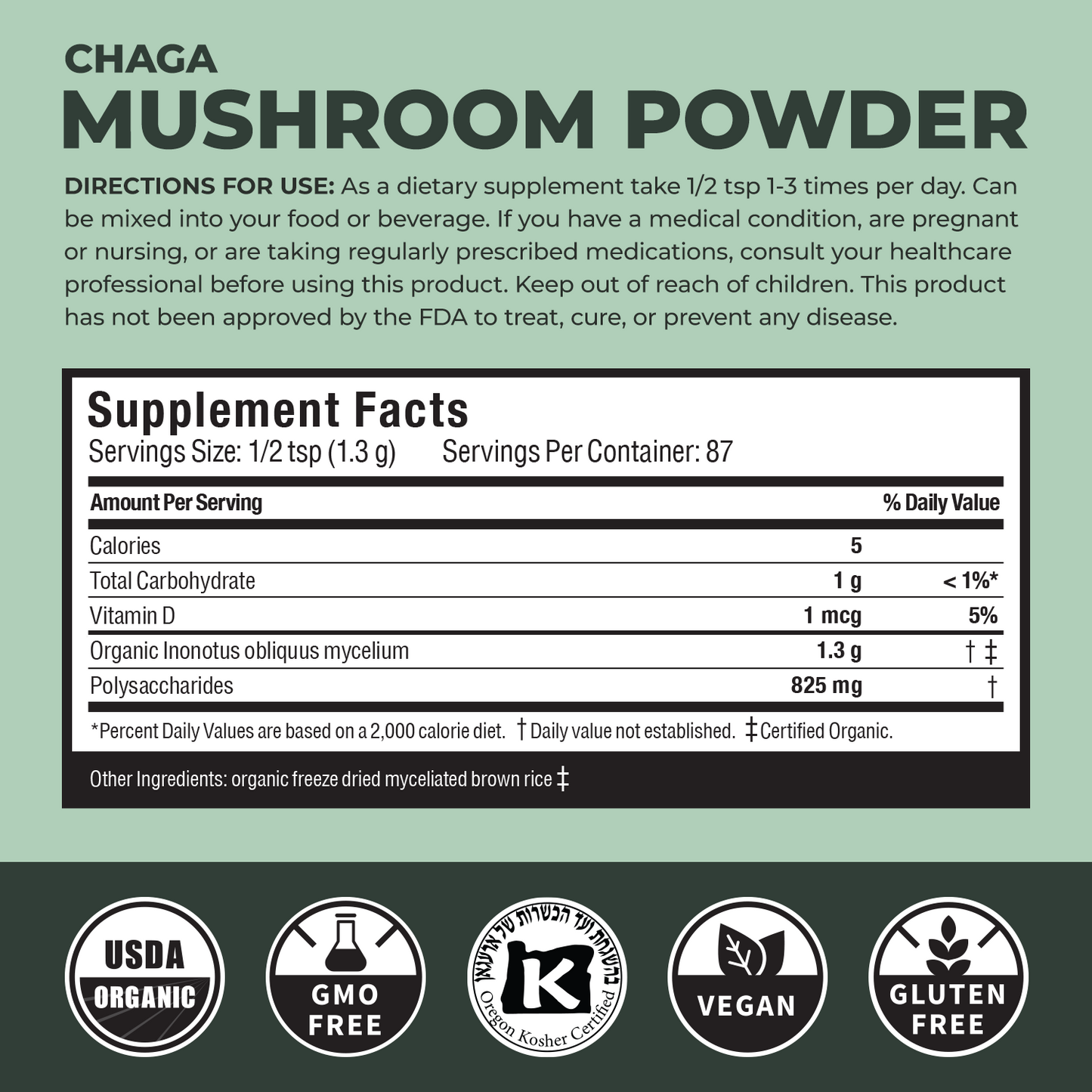 Chaga Powder