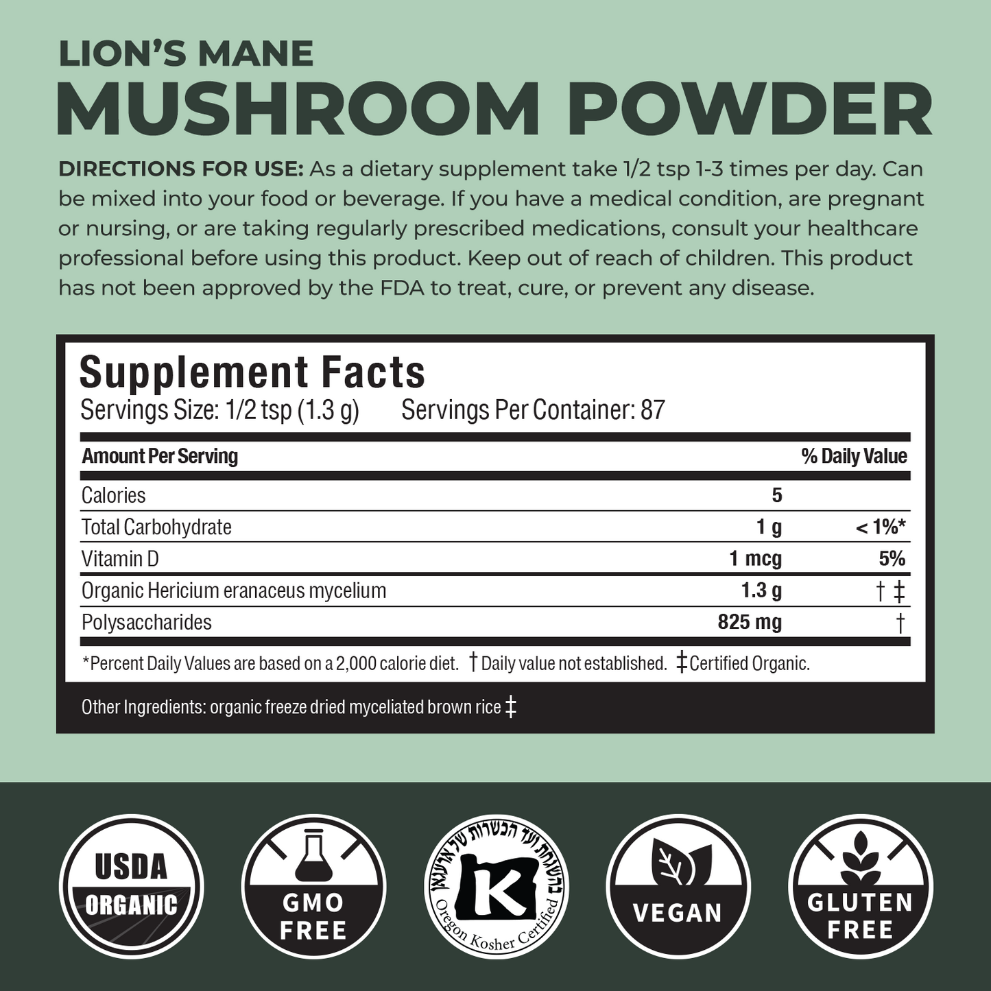 Lion's Mane Powder