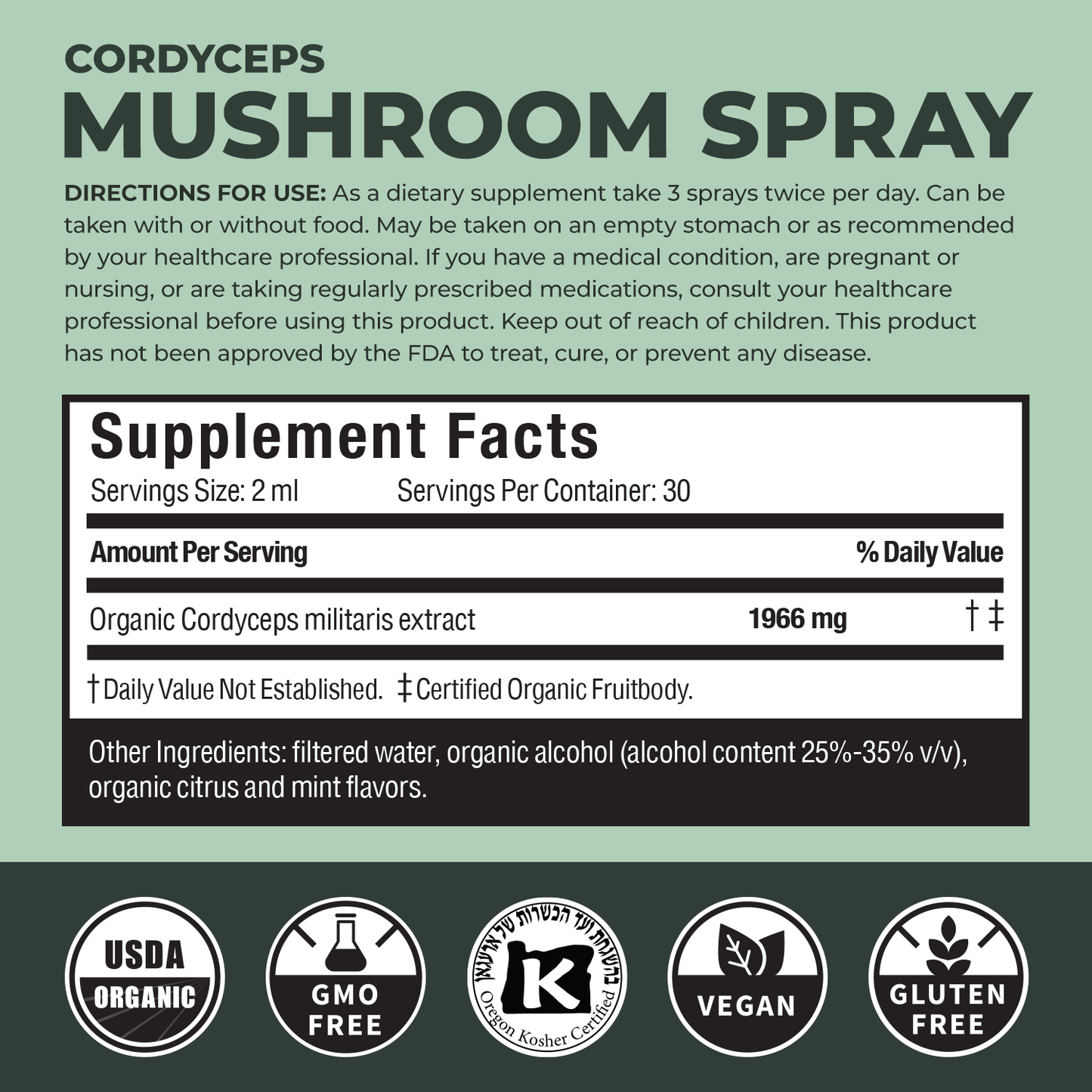 Cordyceps Spray