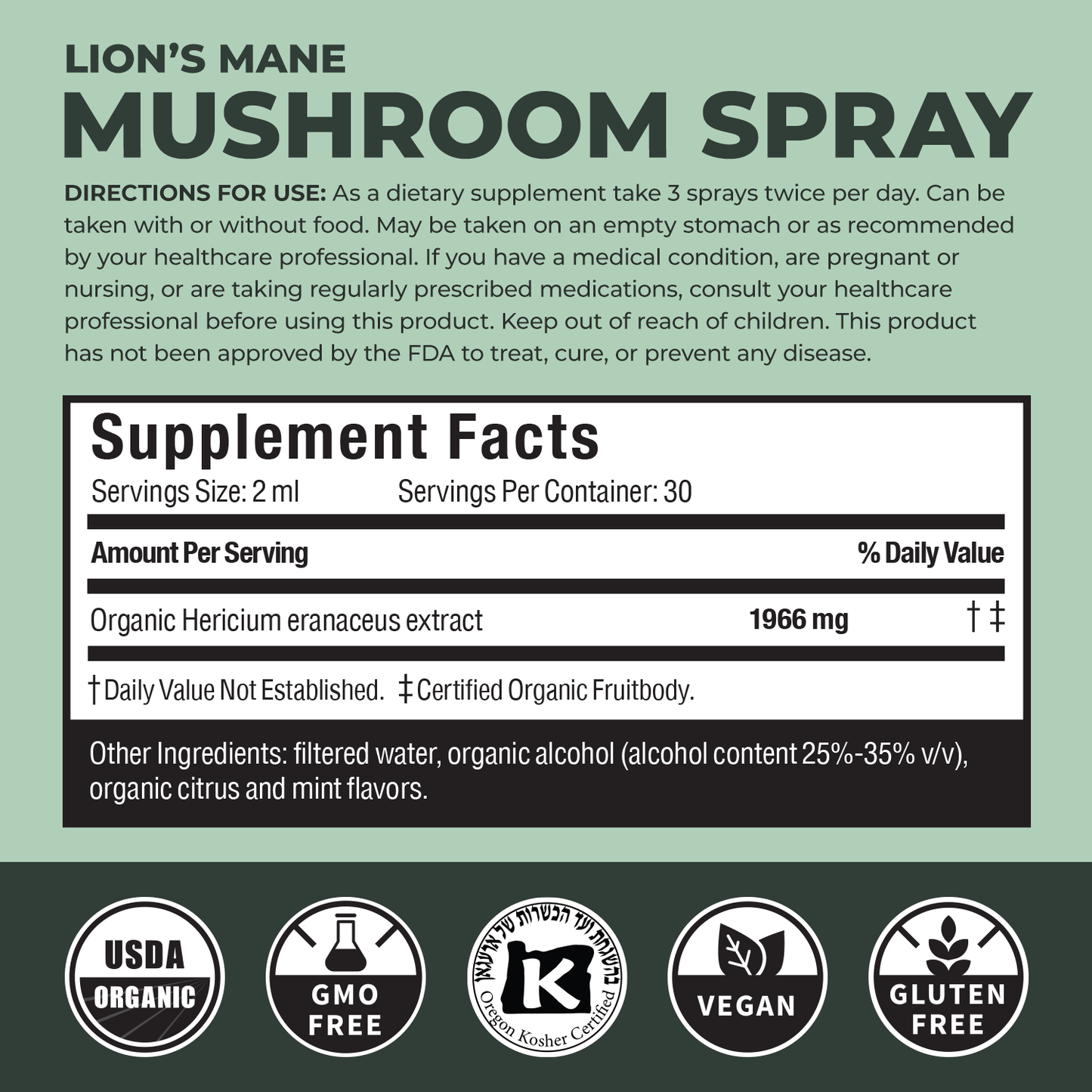 Lion's Mane Spray
