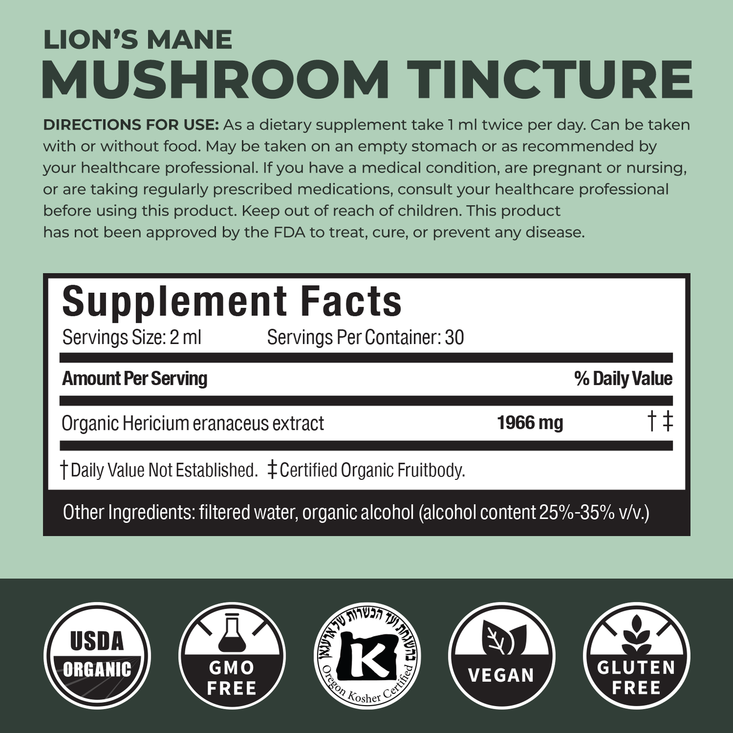 Lion's Mane Tincture