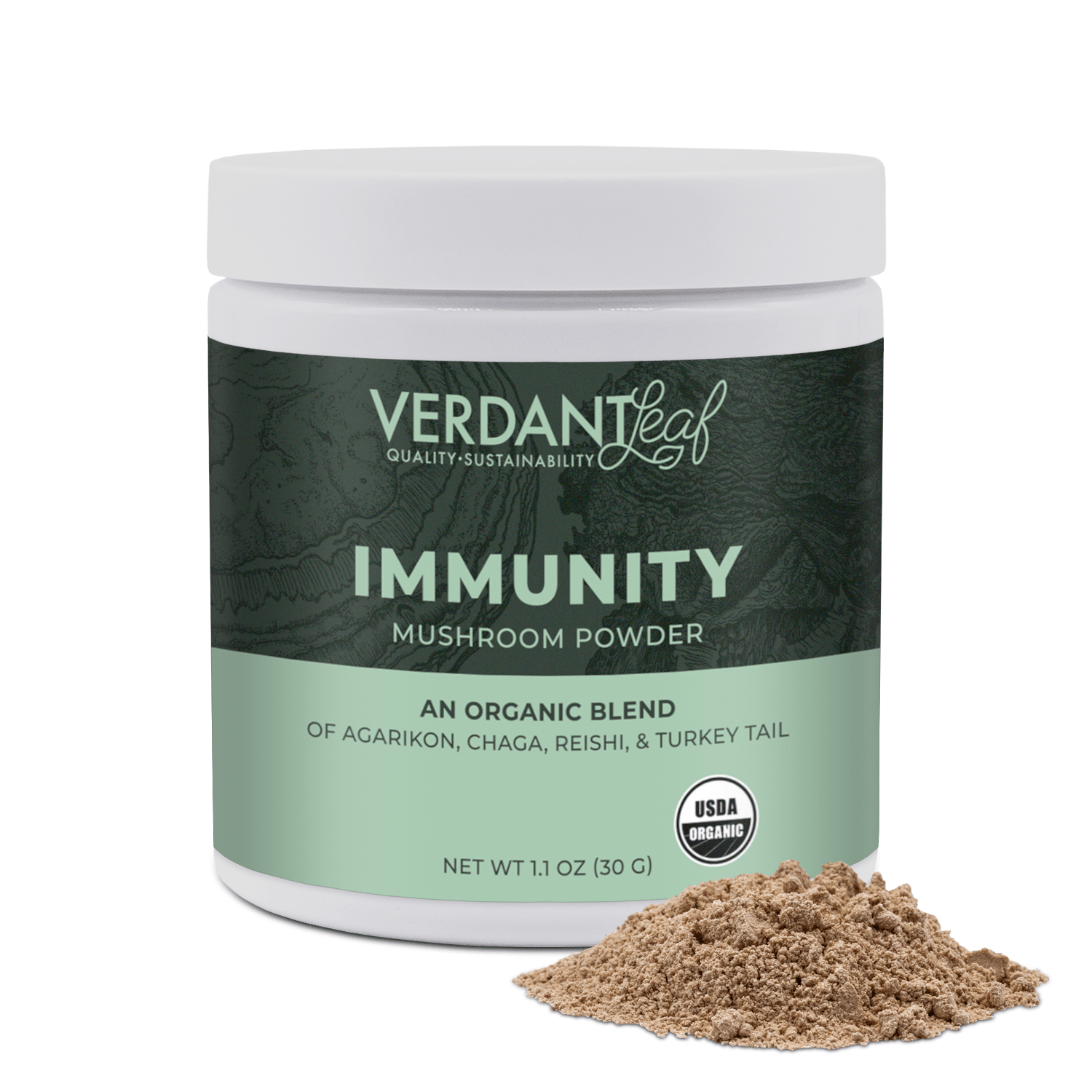 Immunity Organic Mushroom Powder | Certified Organic | Adaptogenic ...